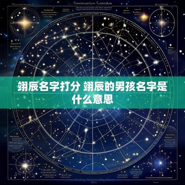 翊辰名字打分 翊辰的男孩名字是什么意思