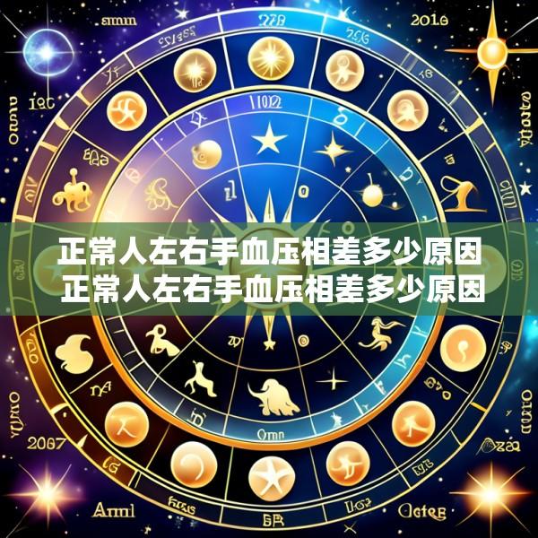 正常人左右手血压相差多少原因 正常人左右手血压相差多少原因引起的