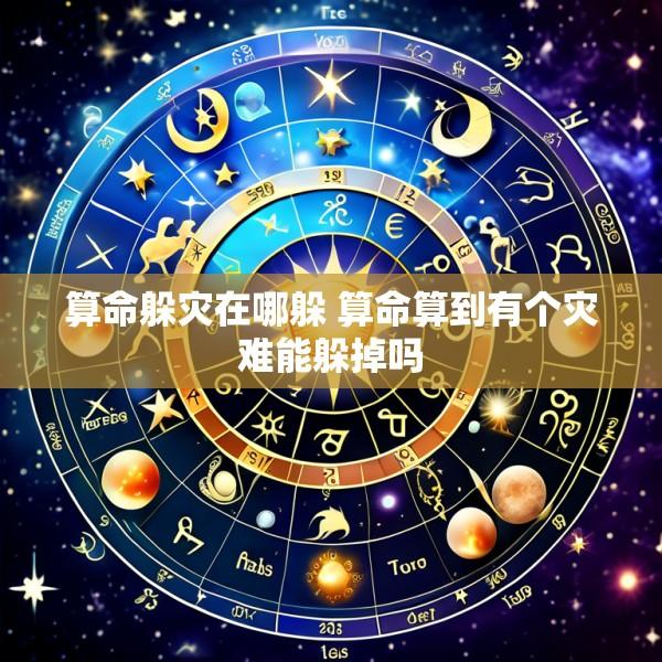 算命躲灾在哪躲 算命算到有个灾难能躲掉吗