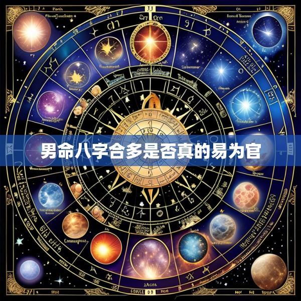 男命八字合多是否真的易为官