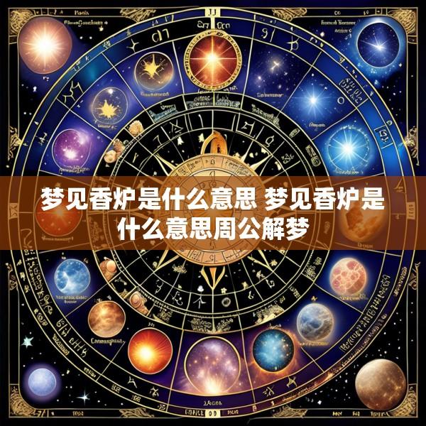 梦见香炉是什么意思 梦见香炉是什么意思周公解梦