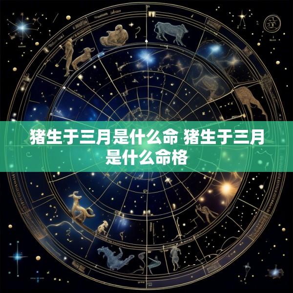 猪生于三月是什么命 猪生于三月是什么命格