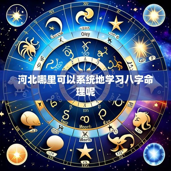 河北哪里可以系统地学习八字命理呢