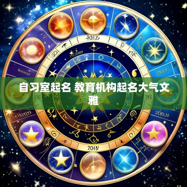 自习室起名 教育机构起名大气文雅