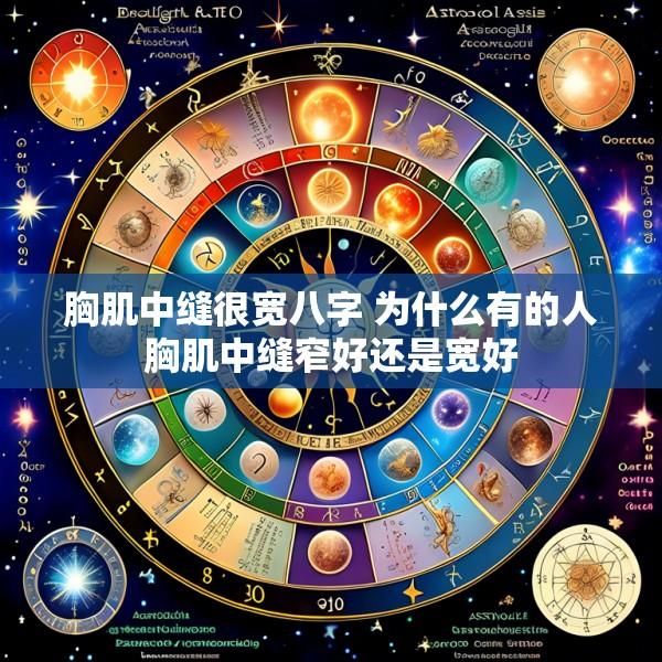 胸肌中缝很宽八字 为什么有的人胸肌中缝窄好还是宽好