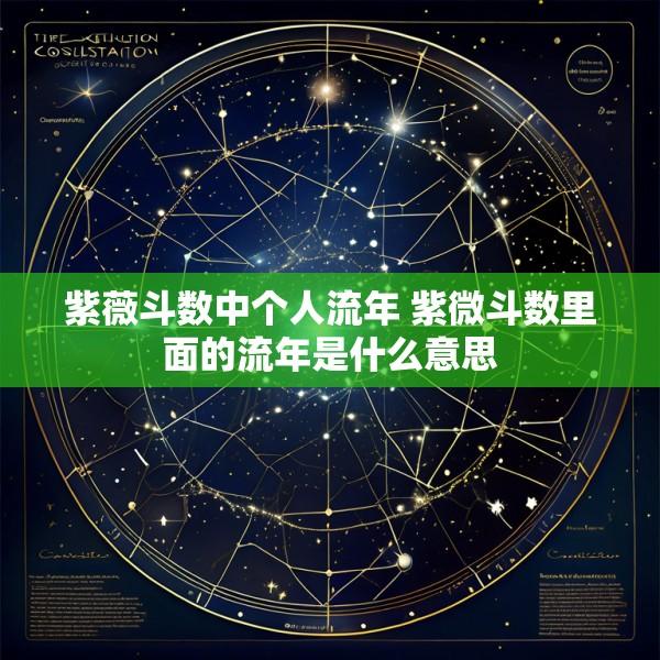 紫薇斗数中个人流年 紫微斗数里面的流年是什么意思