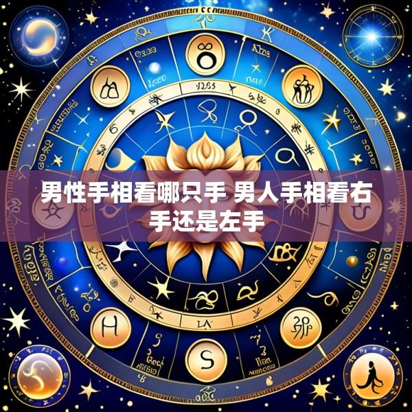 男性手相看哪只手 男人手相看右手还是左手
