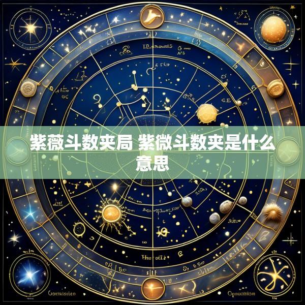 紫薇斗数夹局 紫微斗数夹是什么意思