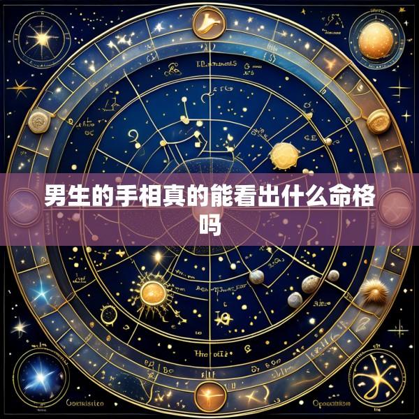 男生的手相真的能看出什么命格吗