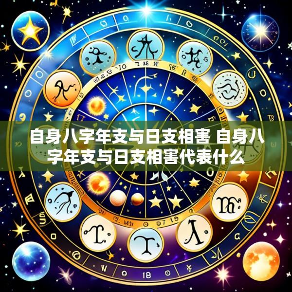自身八字年支与日支相害 自身八字年支与日支相害代表什么