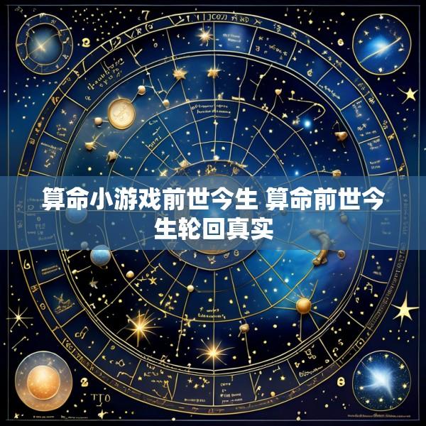 算命小游戏前世今生 算命前世今生轮回真实