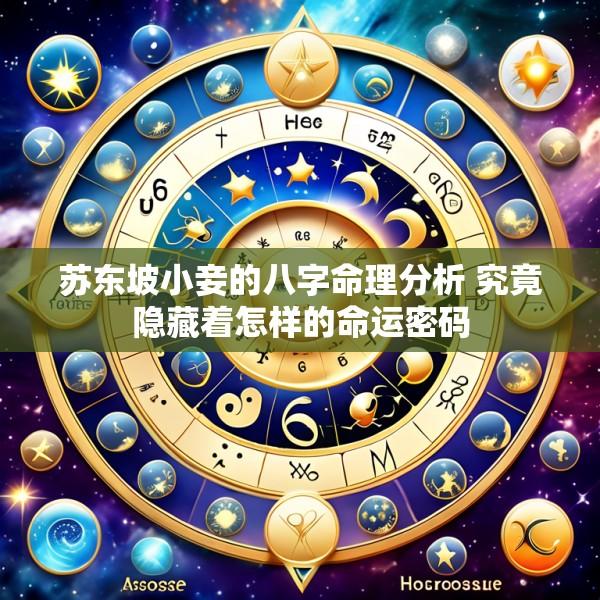 苏东坡小妾的八字命理分析 究竟隐藏着怎样的命运密码