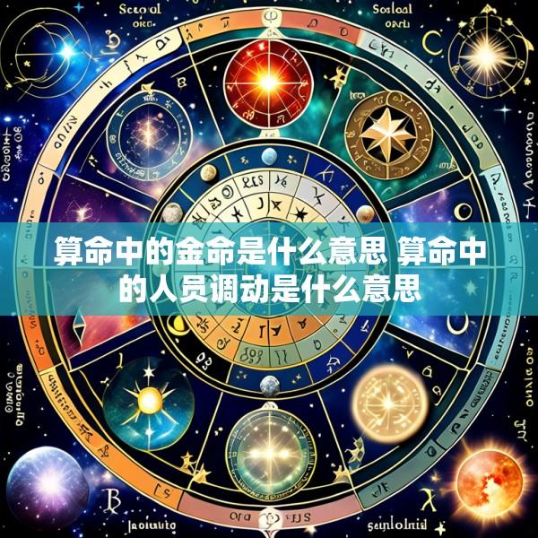 算命中的金命是什么意思 算命中的人员调动是什么意思