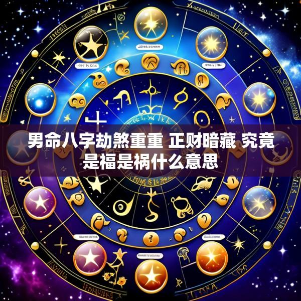 男命八字劫煞重重 正财暗藏 究竟是福是祸什么意思