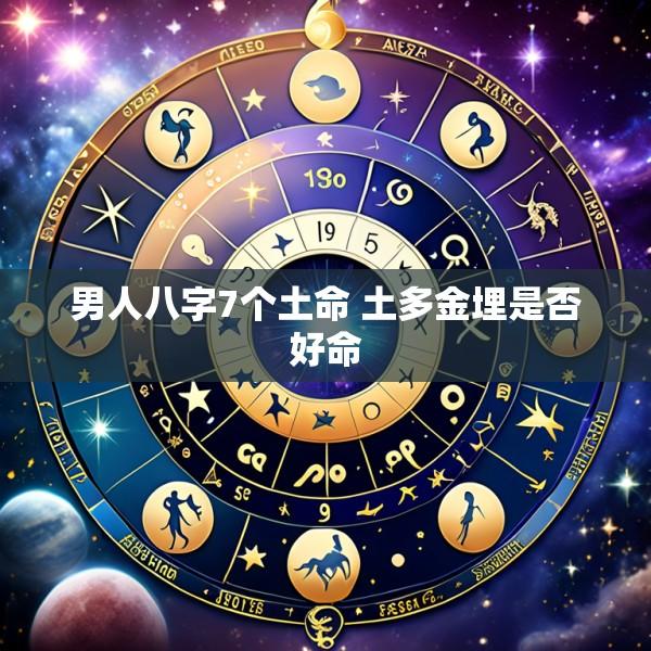 男人八字7个土命 土多金埋是否好命