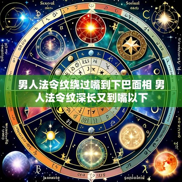 男人法令纹绕过嘴到下巴面相 男人法令纹深长又到嘴以下