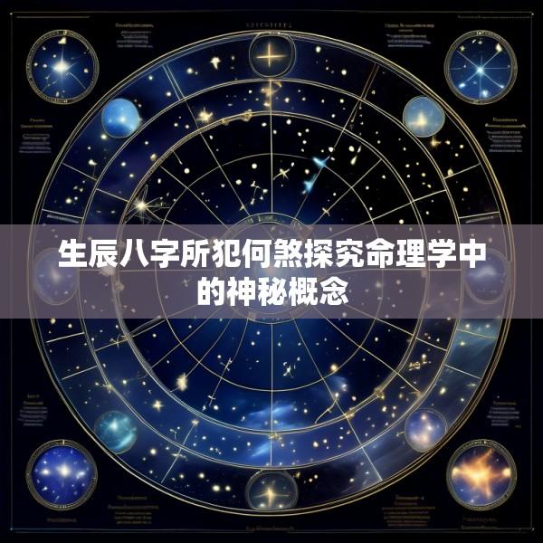 生辰八字所犯何煞探究命理学中的神秘概念