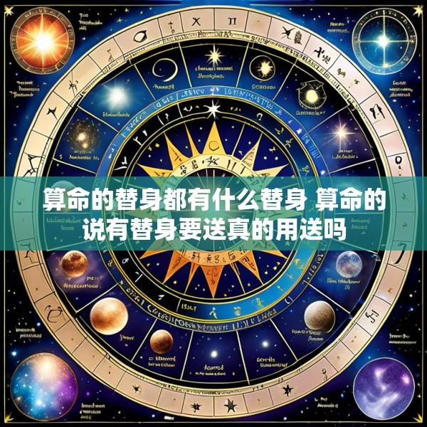 算命的替身都有什么替身 算命的说有替身要送真的用送吗