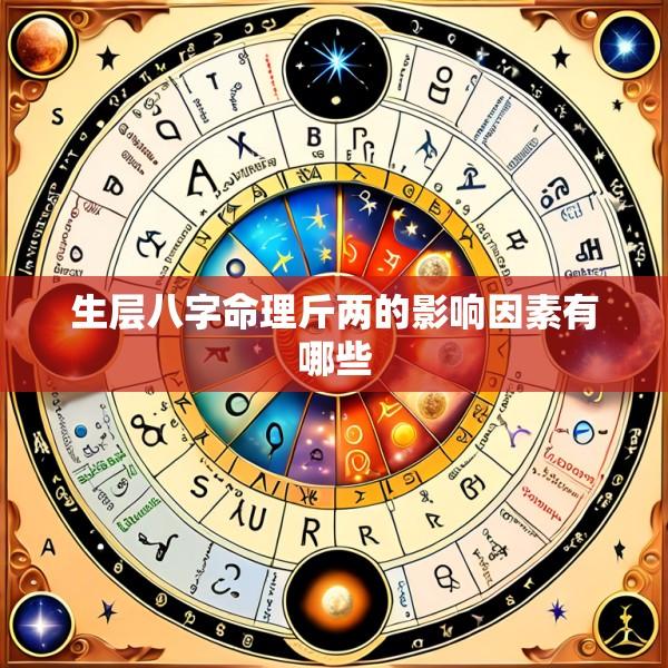 生层八字命理斤两的影响因素有哪些