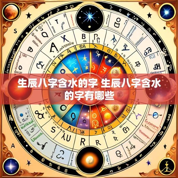 生辰八字含水的字 生辰八字含水的字有哪些