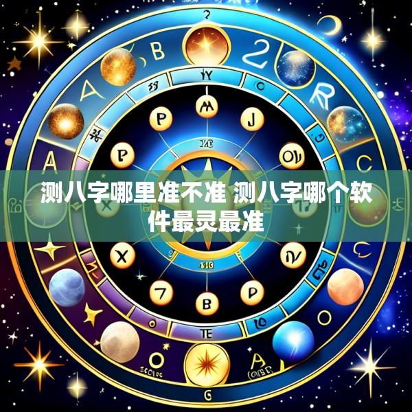 测八字哪里准不准 测八字哪个软件最灵最准