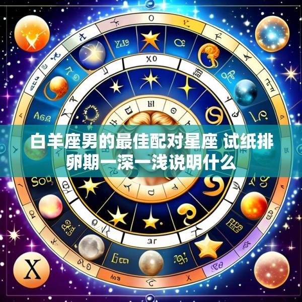 白羊座男的最佳配对星座 试纸排卵期一深一浅说明什么