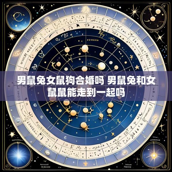 男鼠兔女鼠狗合婚吗 男鼠兔和女鼠鼠能走到一起吗