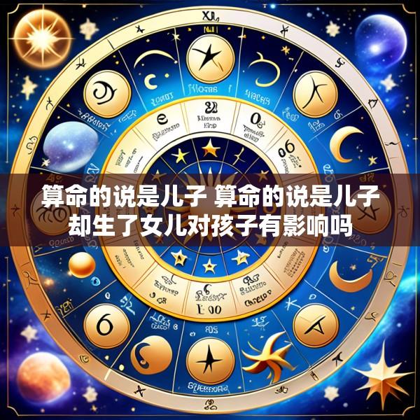 算命的说是儿子 算命的说是儿子却生了女儿对孩子有影响吗
