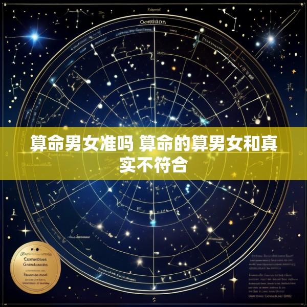 算命男女准吗 算命的算男女和真实不符合