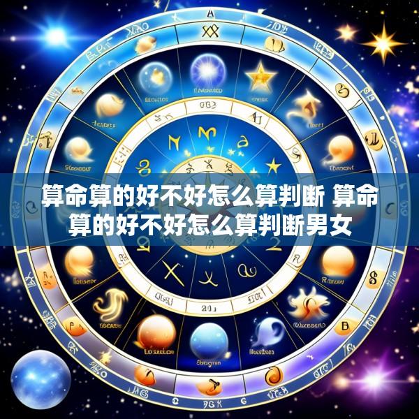 算命算的好不好怎么算判断 算命算的好不好怎么算判断男女