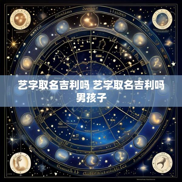 艺字取名吉利吗 艺字取名吉利吗男孩子