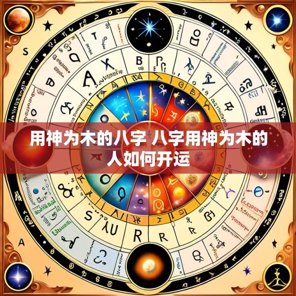 用神为木的八字 八字用神为木的人如何开运