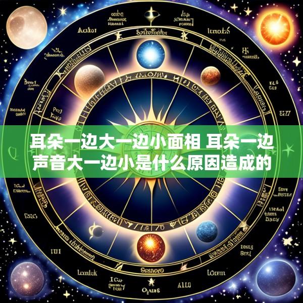 耳朵一边大一边小面相 耳朵一边声音大一边小是什么原因造成的