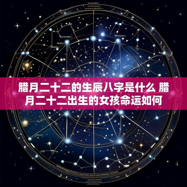 腊月二十二的生辰八字是什么 腊月二十二出生的女孩命运如何