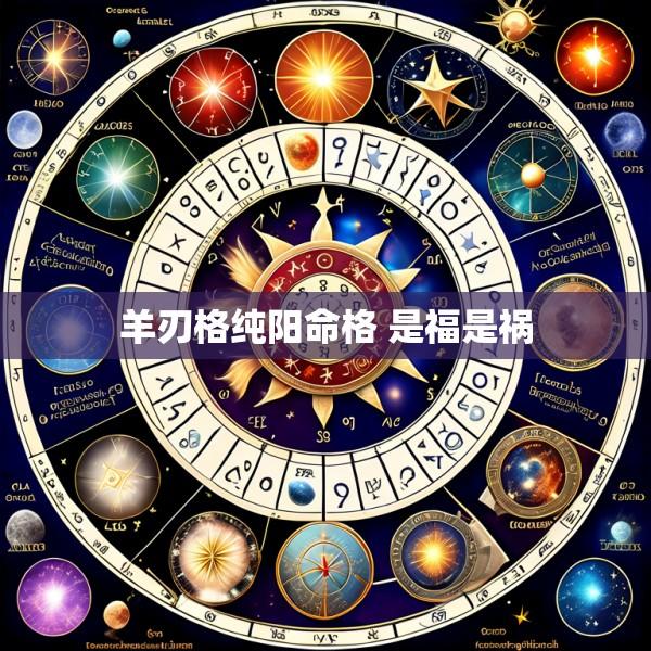 羊刃格纯阳命格 是福是祸