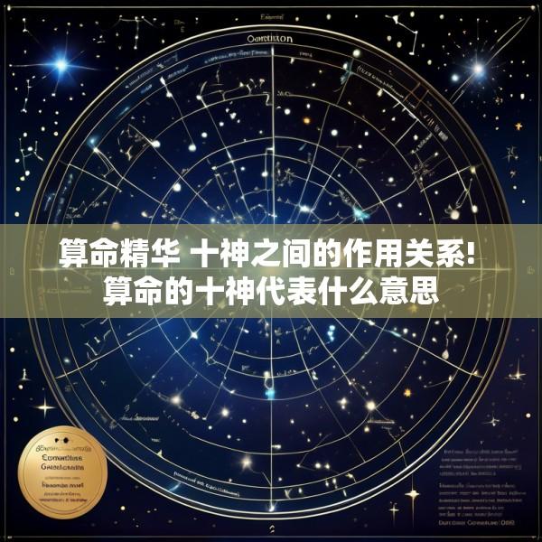 算命精华 十神之间的作用关系! 算命的十神代表什么意思