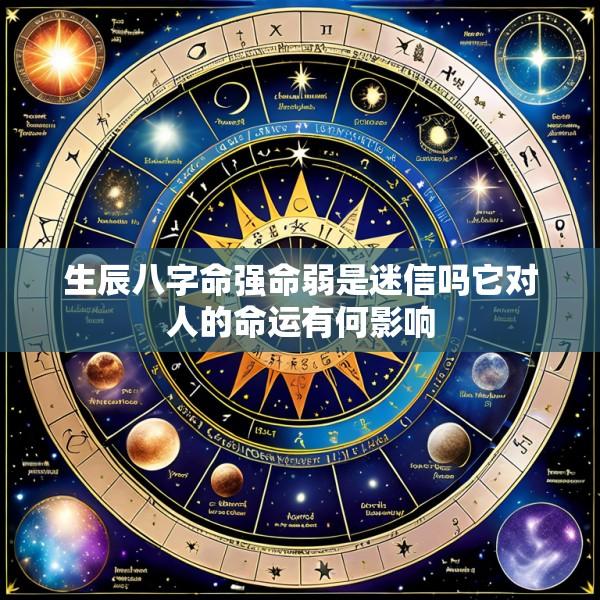 生辰八字命强命弱是迷信吗它对人的命运有何影响