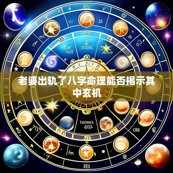 老婆出轨了八字命理能否揭示其中玄机
