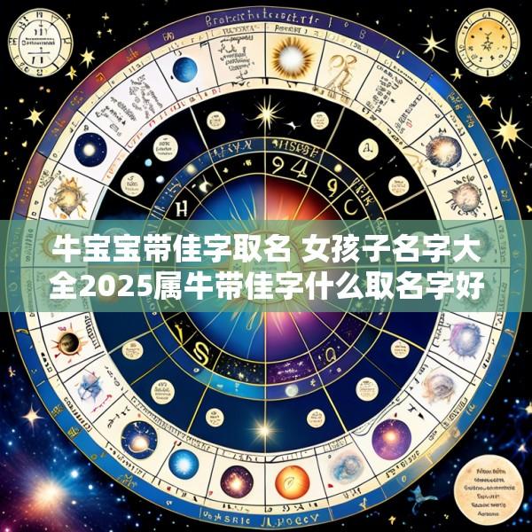 牛宝宝带佳字取名 女孩子名字大全2025属牛带佳字什么取名字好