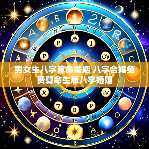 男女生八字算命婚姻 八字合婚免费算命生辰八字婚姻