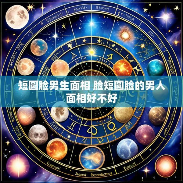 短圆脸男生面相 脸短圆脸的男人面相好不好