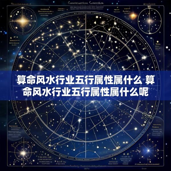 算命风水行业五行属性属什么 算命风水行业五行属性属什么呢