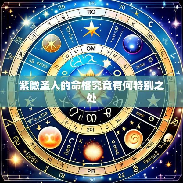 紫微圣人的命格究竟有何特别之处