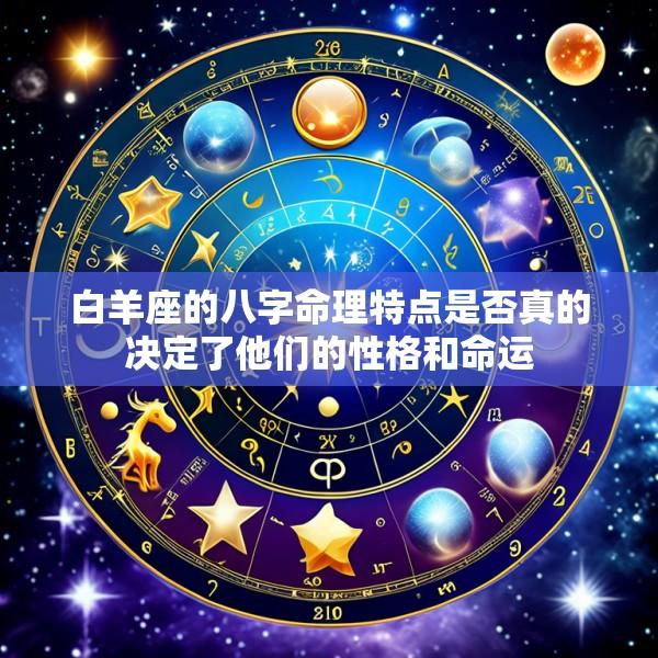 白羊座的八字命理特点是否真的决定了他们的性格和命运
