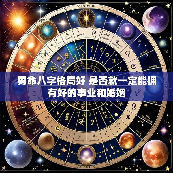 男命八字格局好 是否就一定能拥有好的事业和婚姻