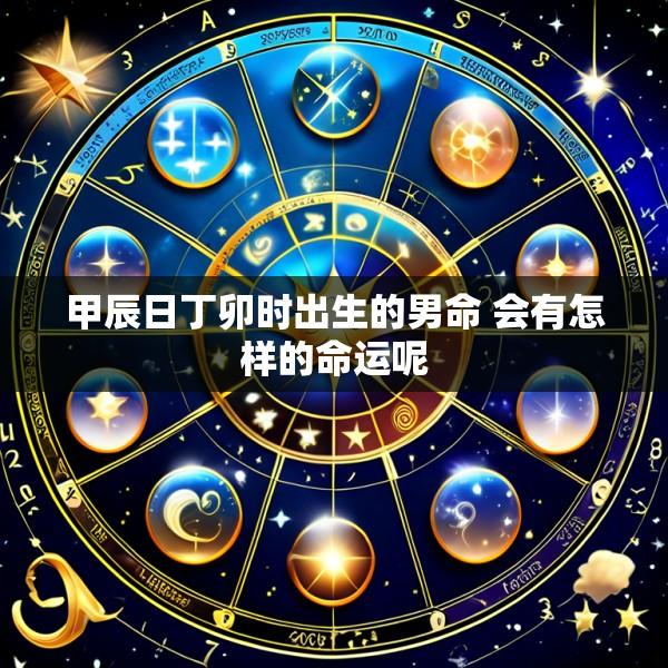 甲辰日丁卯时出生的男命 会有怎样的命运呢