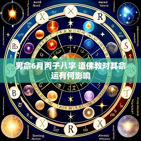 男命6月丙子八字 道佛教对其命运有何影响