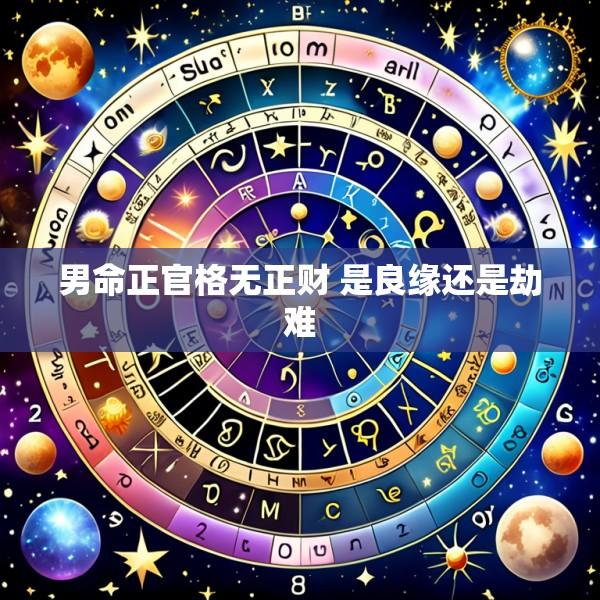 男命正官格无正财 是良缘还是劫难