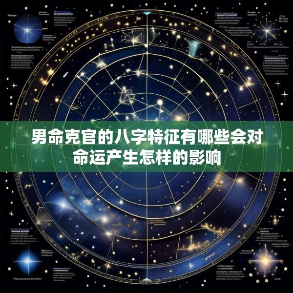 男命克官的八字特征有哪些会对命运产生怎样的影响