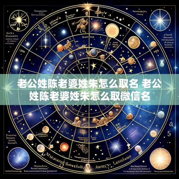 老公姓陈老婆姓朱怎么取名 老公姓陈老婆姓朱怎么取微信名